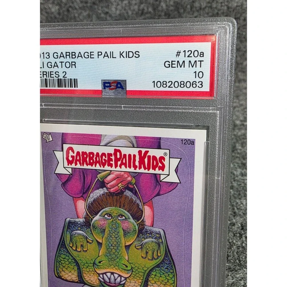 2013 Garbage Pail Kids Ali Gator 120a PSA 10 Gem Mint Series 2 Trading Card